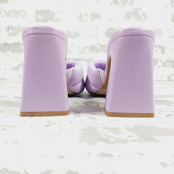 NEW Open Edit Sheena Black Summer Block Heel Sandals O146 - Picture 6 of 15